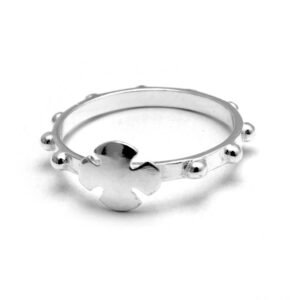 Anillo plata rosario Vasco
