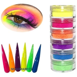 Polvo Pigmento Neon Maquillaje